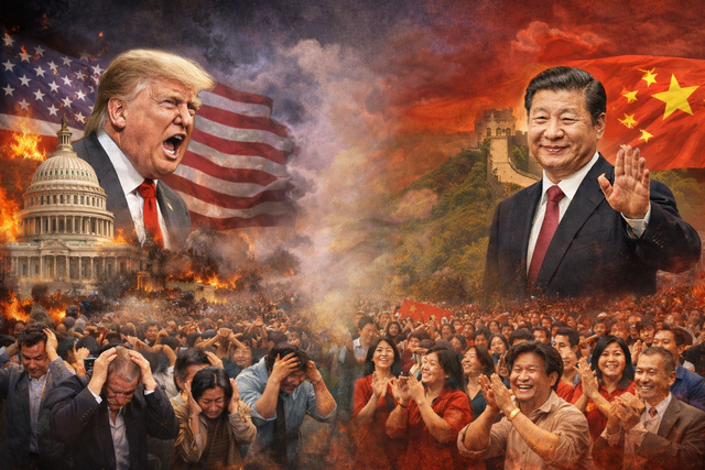 世界「ひょっとしてトランプよりキンペーの方がまともなのか…？」米国と中国、支持率逆転