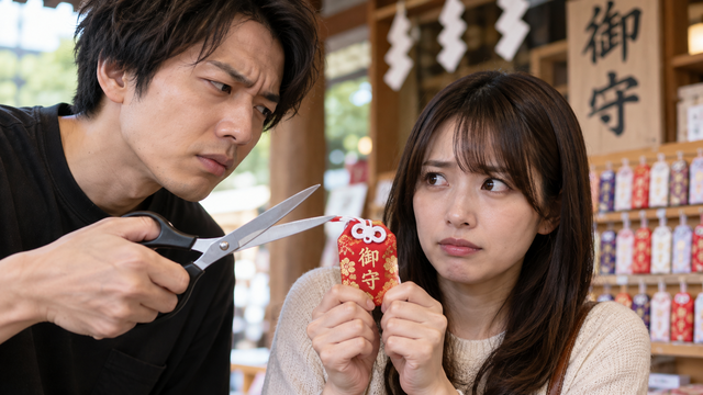 【哲学】「神も宗教も信じてないなら、そのお守りを切れるよね？」←これにどう答える？