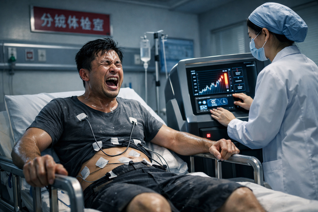 【悲報】中国の出産痛マシーン3時間フル稼働→男性が意識喪失＆小腸壊死で婚約破棄へ…