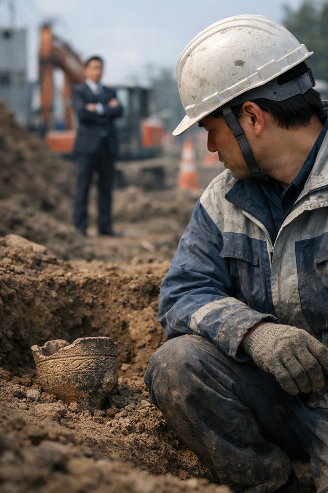 業者「なんか土器っぽいもの出てきました」国「ほな君たちの負担で発掘してね」業者「……見なかったふりします」