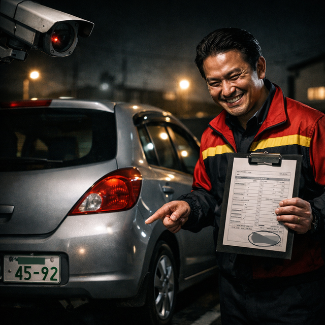 【戦慄】ニコニコレンタカー、極小飛び石2か所で8万8000円請求→名前はニコニコでも中身は全然ニコニコじゃない＋天ぷらナンバー疑惑まで浮上