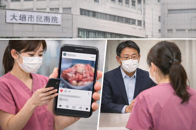 【岐阜】看護師が患者の臓器の写真をSNSに投稿「仲間に見てもらいたい思いで」病院は看護師を口頭で注意　大垣市民病院