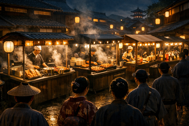 江戸時代で屋台開くなら何料理がいいと思う？天下獲りたい