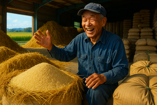 【悲報】米、過去最高の収穫量で“余ってる”のに値段は倍　農家「宝の山だよ！」客「どこが安いのよ」──歪んだ構造が生んだ“豊作なのに高騰”の異常事態