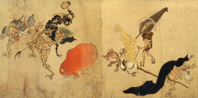 Hyakki-Yagyo-Emaki_Tsukumogami_1