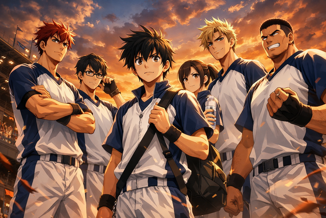 三大スポーツ漫画あるある「まず部員集め」「主人公が初心者」あと一つは？