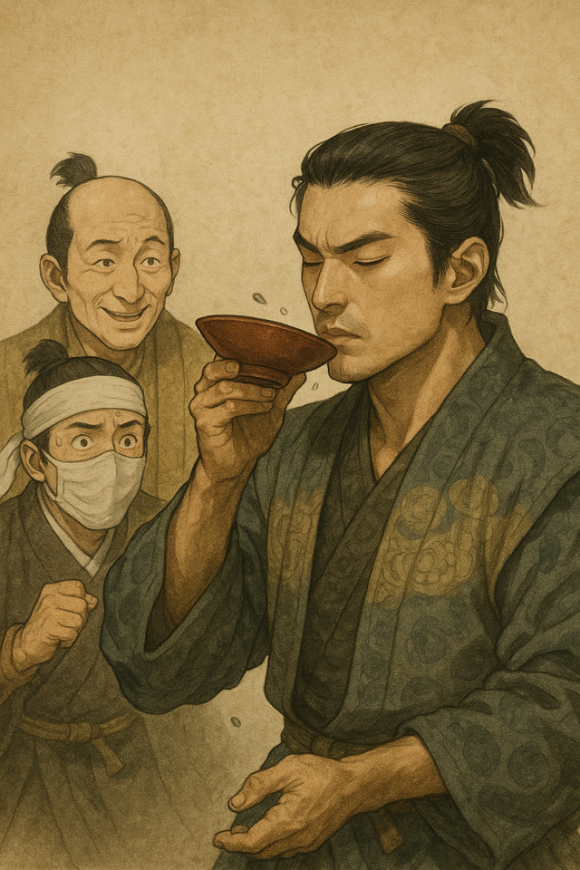 秀吉「お茶回し飲みするぞ！w」大谷吉継「あっ」膿ﾎﾟﾁｬｯ