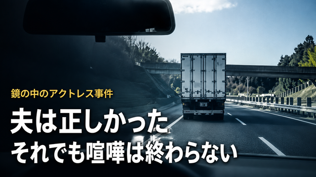 【ネット史】「鏡の中のアクトレス事件」夫は正しかったのに、なぜ喧嘩は終わらなかったのか