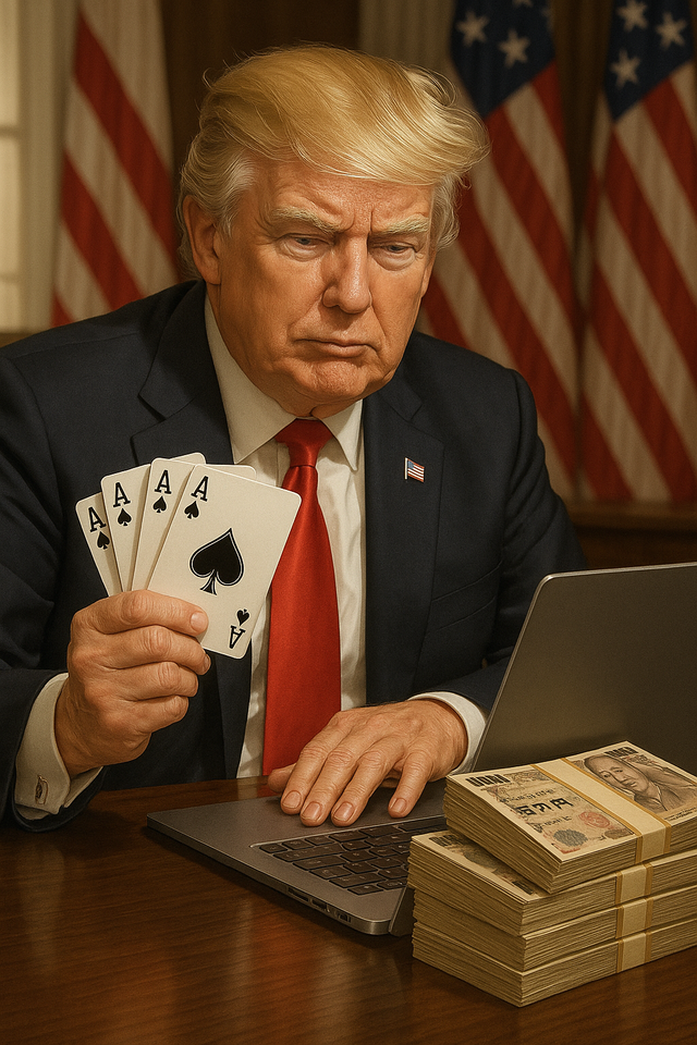 トランプ投資の天才だった、アメリカが対中関税を発表する30分前にフルレバショートして160億円ゲット