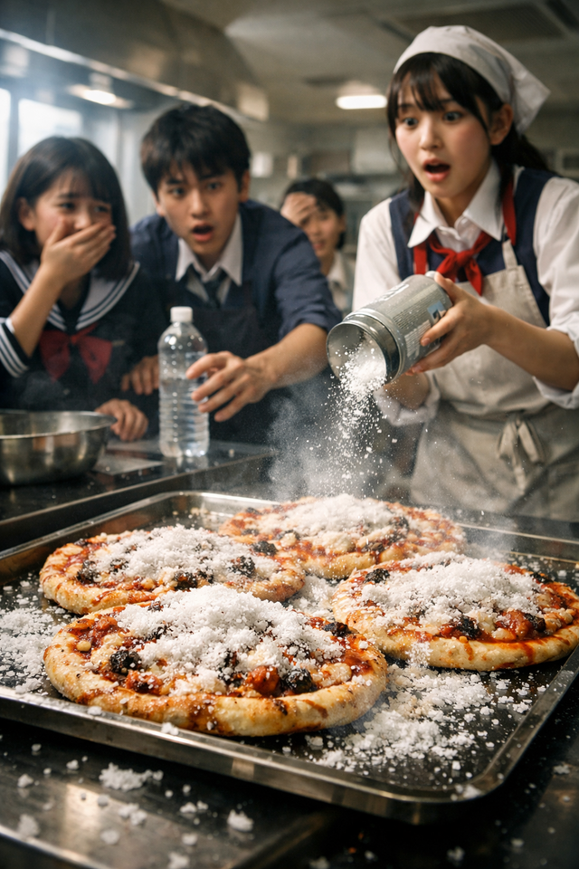 【北九州】女子中学生が作ったピザで生徒8人搬送…「塩3つまみ」の意味を誤解し塩分地獄に