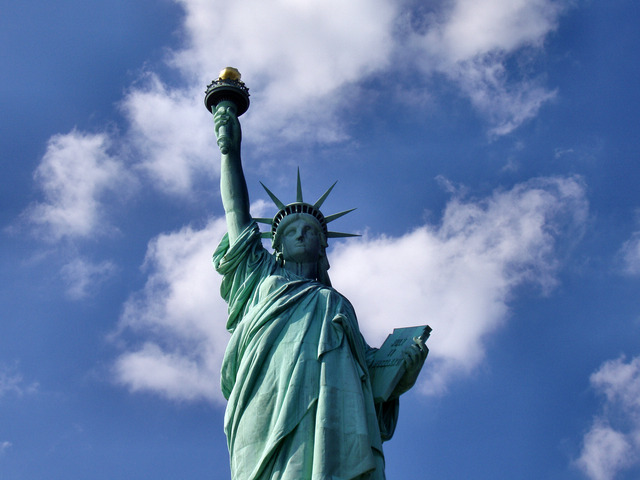 Liberty-statue-from-below