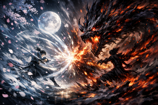 三大カッコいい必殺技名「乱れ雪月花」「邪王炎殺黒龍波」