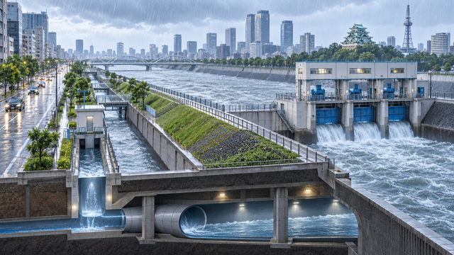 【衝撃】名古屋の治水が凄すぎると話題に　床上浸水、東京豪雨「1234棟」千葉豪雨「1409棟」→今回の名古屋「25棟」