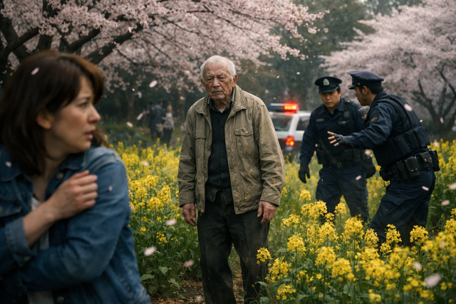 【異常事態】桜の名所で“かみつき男”発生→逮捕後1時間半で死亡　これもうバイオハザードの序章だろ…