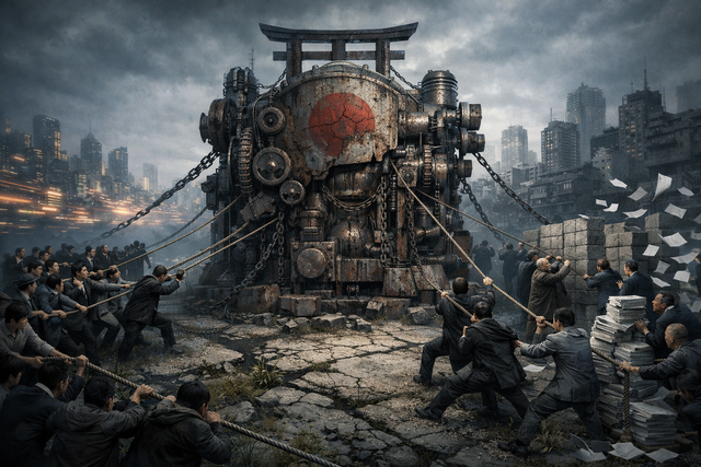 消費税下げるなー、憲法改正するなー、宗教課税するなー・・・日本の停滞理由わかったな