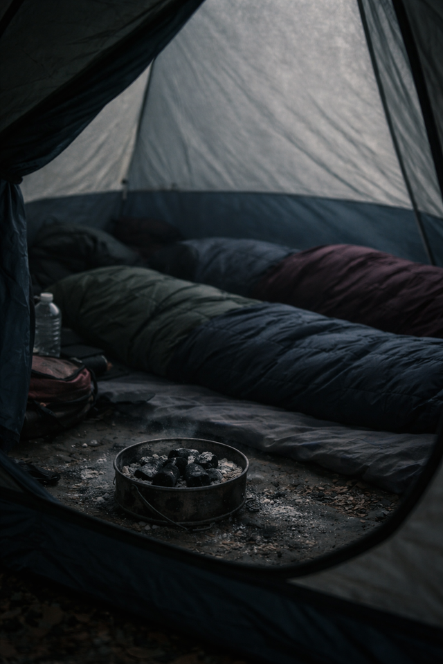 キャンプ場のテント内で40代女性と小2女児が死亡しているのが見つかる　テント内には練炭が焚かれた跡