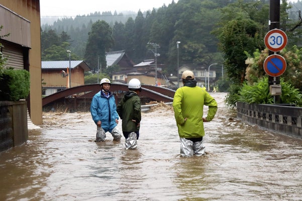 【秋田】五城目「車が水没して動けない」と通報、車内の男性死亡…今回の記録的な大雨で、秋田県内で死者が確認されたのは初
