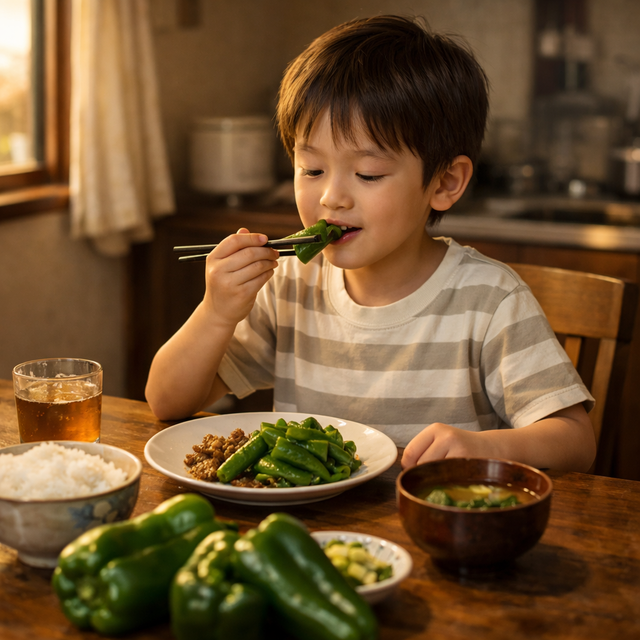 ぶっちゃけ子供の頃ってピーマンそこまで嫌いにならなかったよな