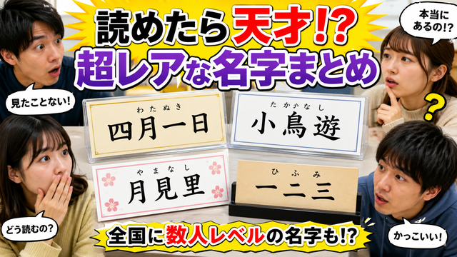 珍しい苗字