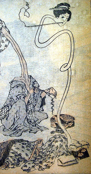 316px-Hokusai_rokurokubi