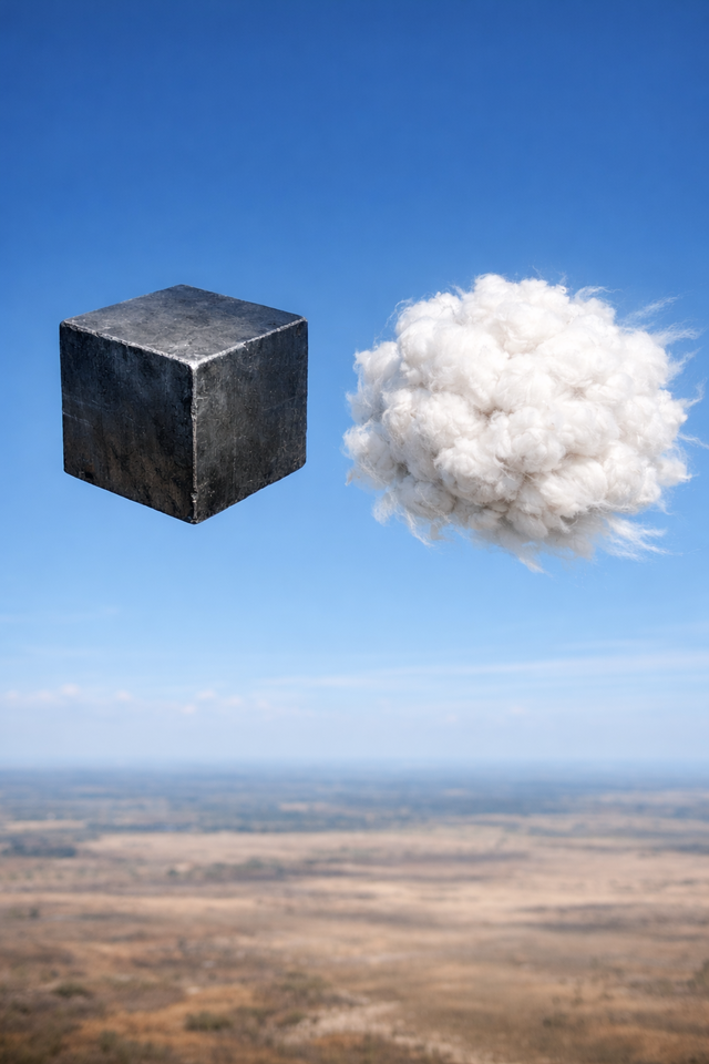 100kgの鉄と100kgの綿、同じ高さから落としたらどっちが先に落ちる？