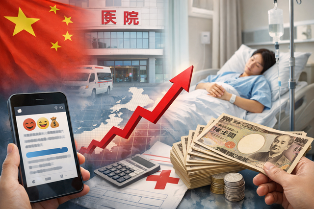 中国人「日本の保険神ｗ入院するだけで金もらえる」→胃腸炎で入院しまくり20倍にｗｗｗ