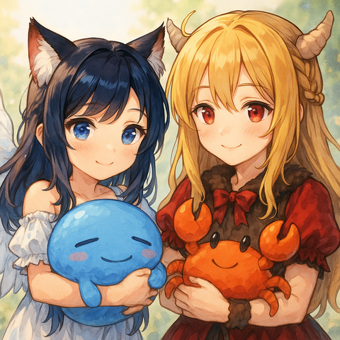 ぬいぐるみと陽光の午後