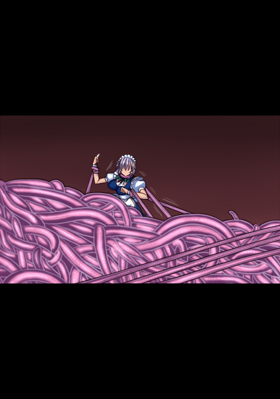 【東方】触手の媚薬責めでアヘ顔堕ちさせられちゃう十六夜咲夜wwww②