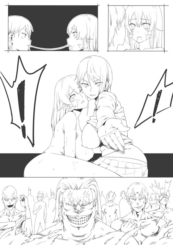 【食戟のソーマ】薙切えりなの神の穴によるオチンポ試験!キモ男の極太チンポに敗北www