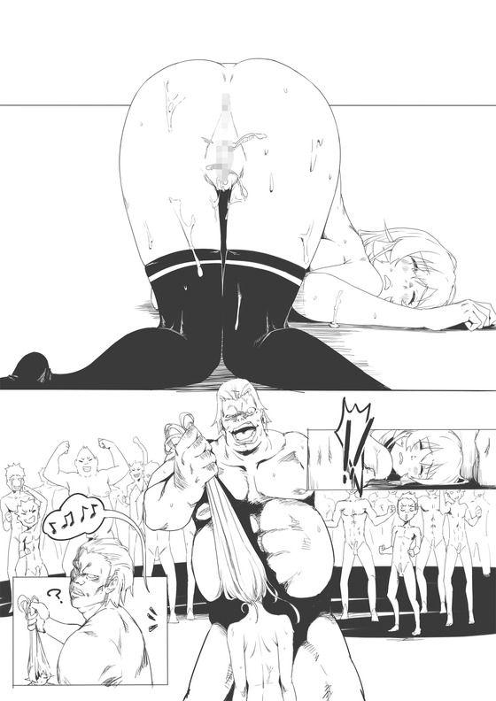 【食戟のソーマ】薙切えりなの神の穴によるオチンポ試験!キモ男の極太チンポに敗北www