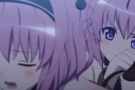 Toloveる ナナ&モモ しっぽの触り合い013