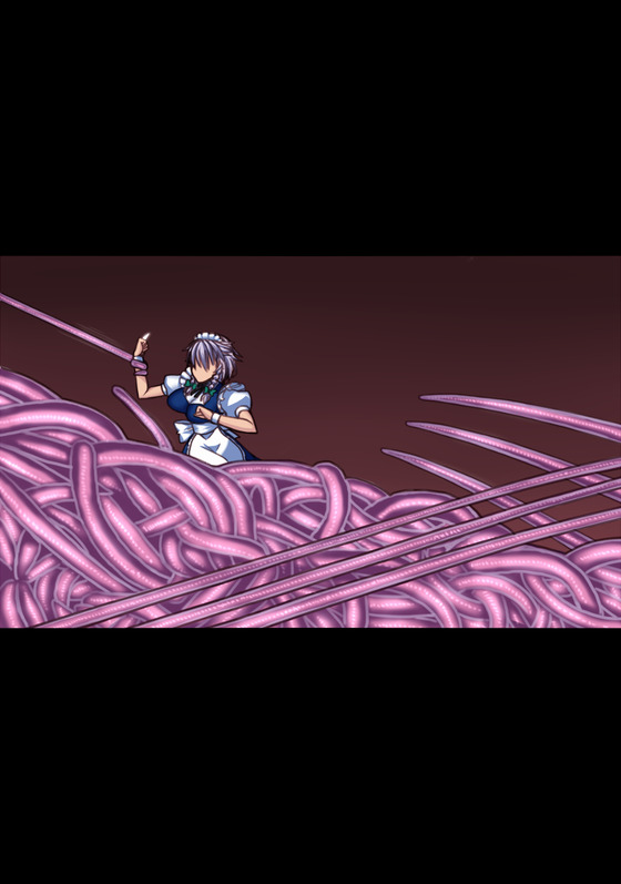 【東方】触手の媚薬責めでアヘ顔堕ちさせられちゃう十六夜咲夜wwww②