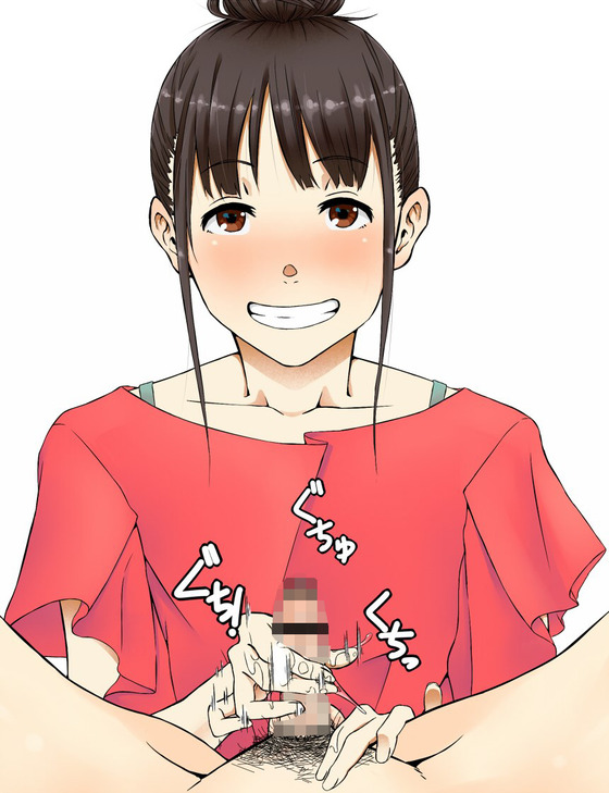 【手コキんほぉっ!】ヒロイン達がオチ○ポシゴいてくれる画像www