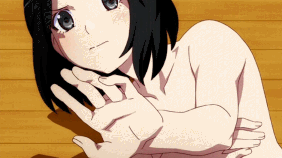 偽物語 10話 阿良々木月火おっぱいシーン013