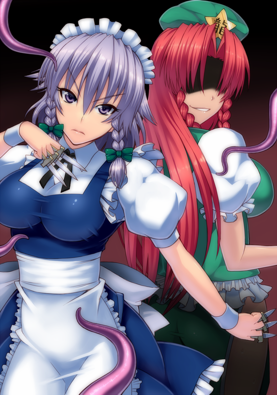 【東方】触手の媚薬責めでアヘ顔堕ちさせられちゃう十六夜咲夜wwww②