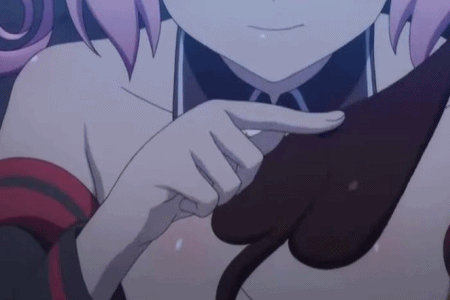 Toloveる ナナ&モモ しっぽの触り合い014