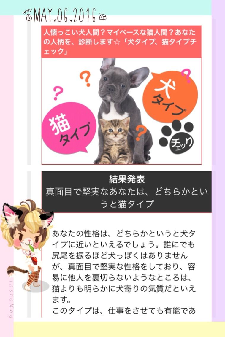 犬派猫派心理テスト きまぐれにゃんこ先生の部屋 犬派猫派心理テスト きまぐれにゃんこ先生の部屋