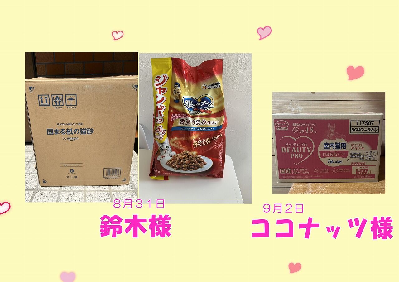 支援物資、ご寄付をいただきありがとうございます！9月13日（日）は