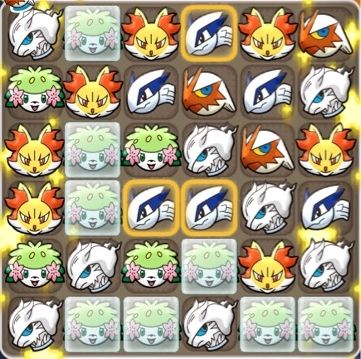 にゃん太のポケモン日記 ポケとる遊んでますスマホ版６６ シェイミのスキルレベルを上げよう