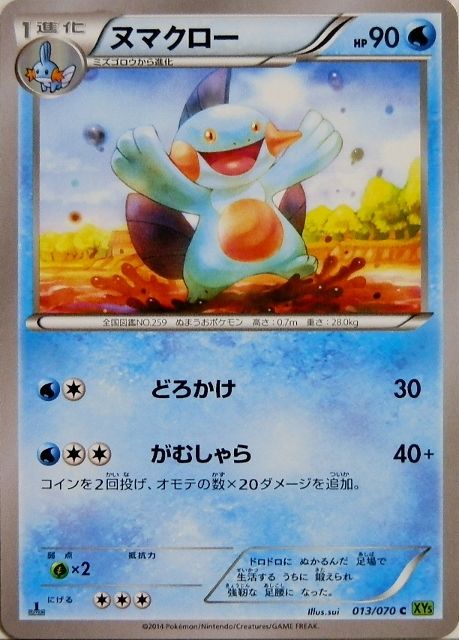 にゃん太のポケモン日記 タイダルストームなポケモンたち ミズゴロウ ヌマクロー ラグラージ