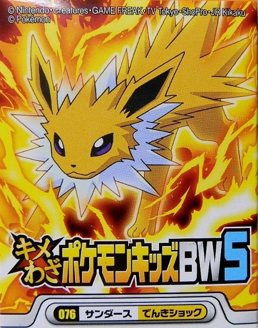 にゃん太のポケモン日記 キメわざポケモンキッズbw5 サンダース でんきショック xy編情報 にゃん太のポケモン日記 キメわざポケモンキッズbw5 サンダース でんきショック xy編情報