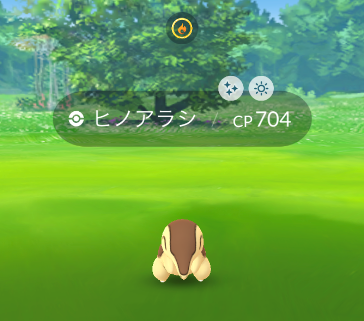 にゃん太のポケモン日記 ポケモンgo １１月のコミュニティデイで色バクフーンをゲット