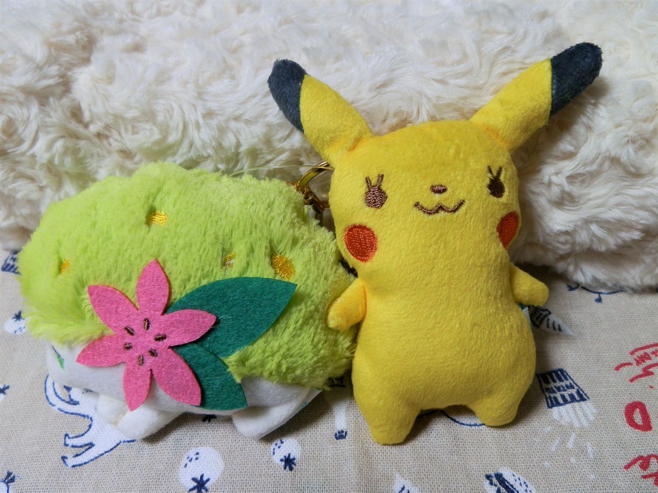 ポケモン イッツデモ ペアマスコット ピカチュウ ぬいぐるみ 填