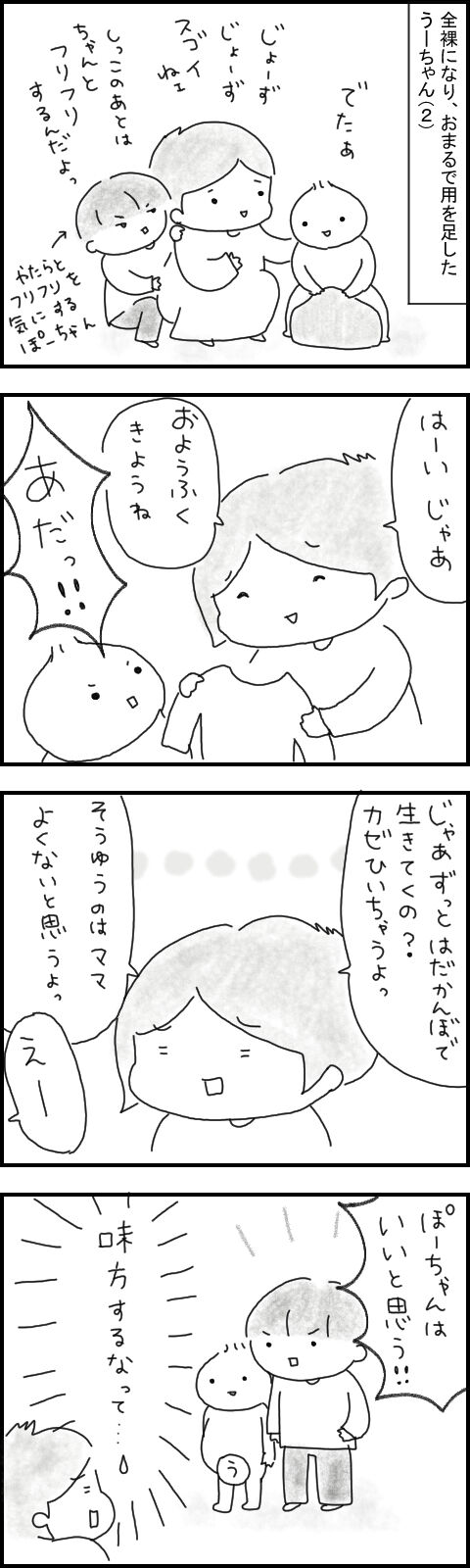服を着てください