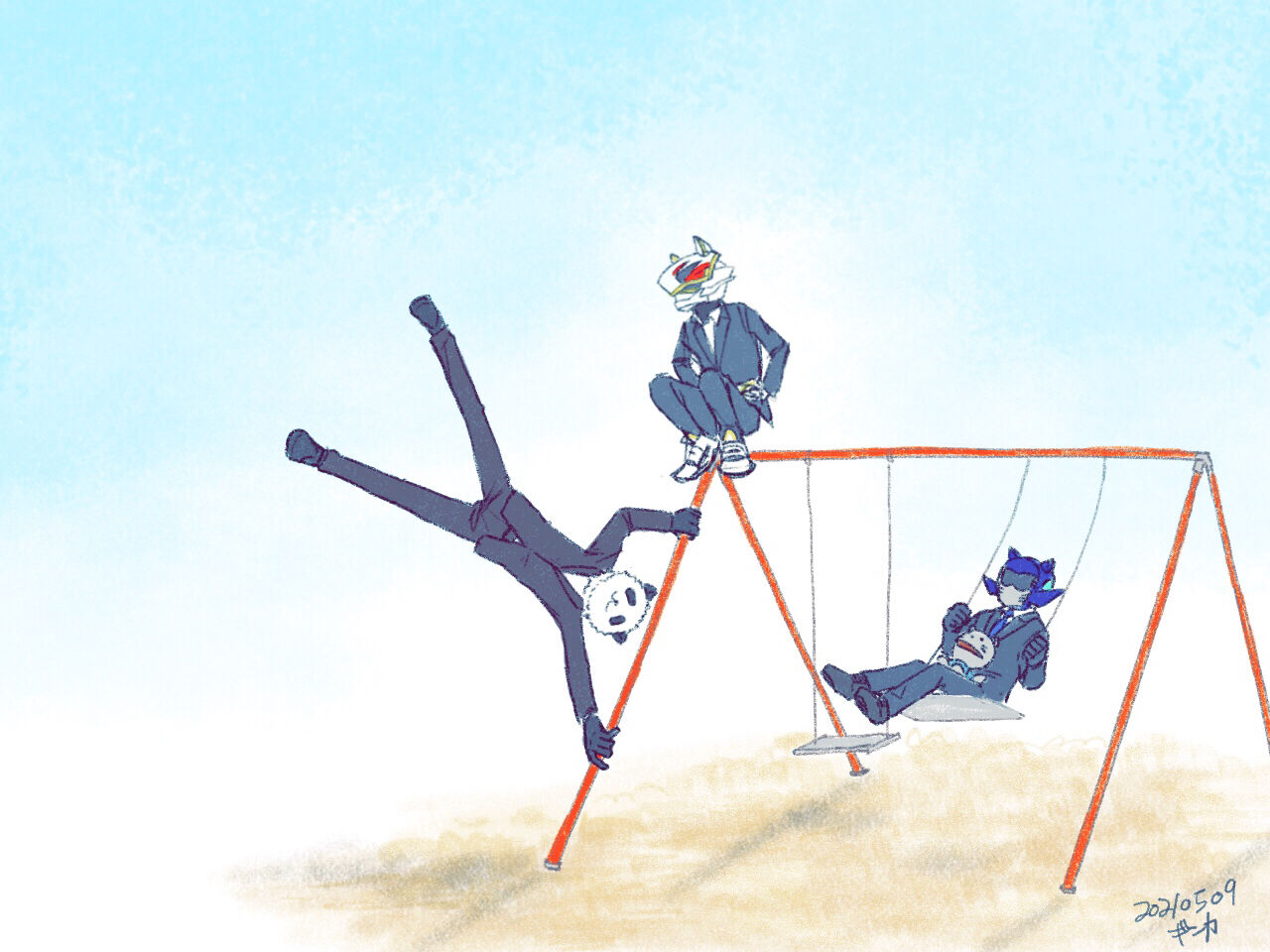 作者名 か行 頂いたイラスト 創作物など ニャンパルサーのオキラクブログ