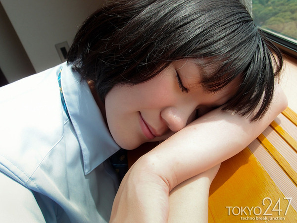 ショートカットモリマン少女1首輪本番画像 (4)