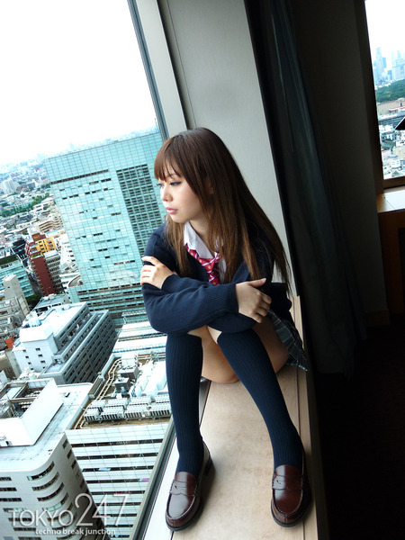 長谷川しずく制服姿でガチハメエロ画像 (30)