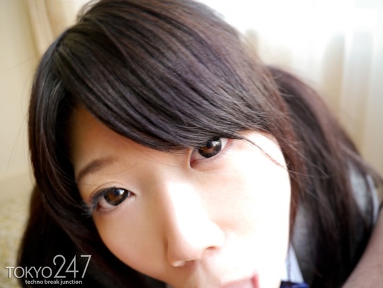 ツインテールロリ系少女8制服コスプレフェラチオ画像 (2)