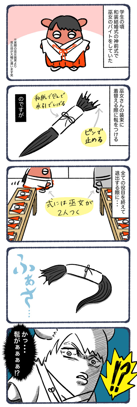 なんちゃって巫女の失敗話1