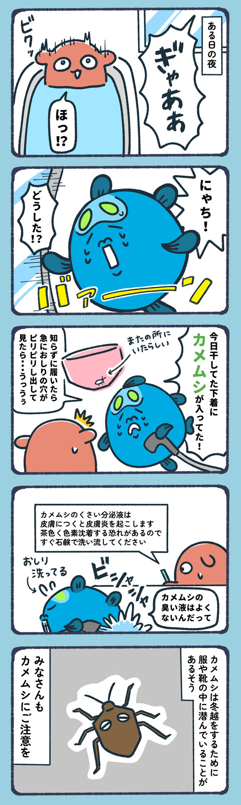 カメムシにご注意を